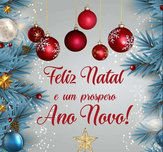 feliz natal e próspero ano novo